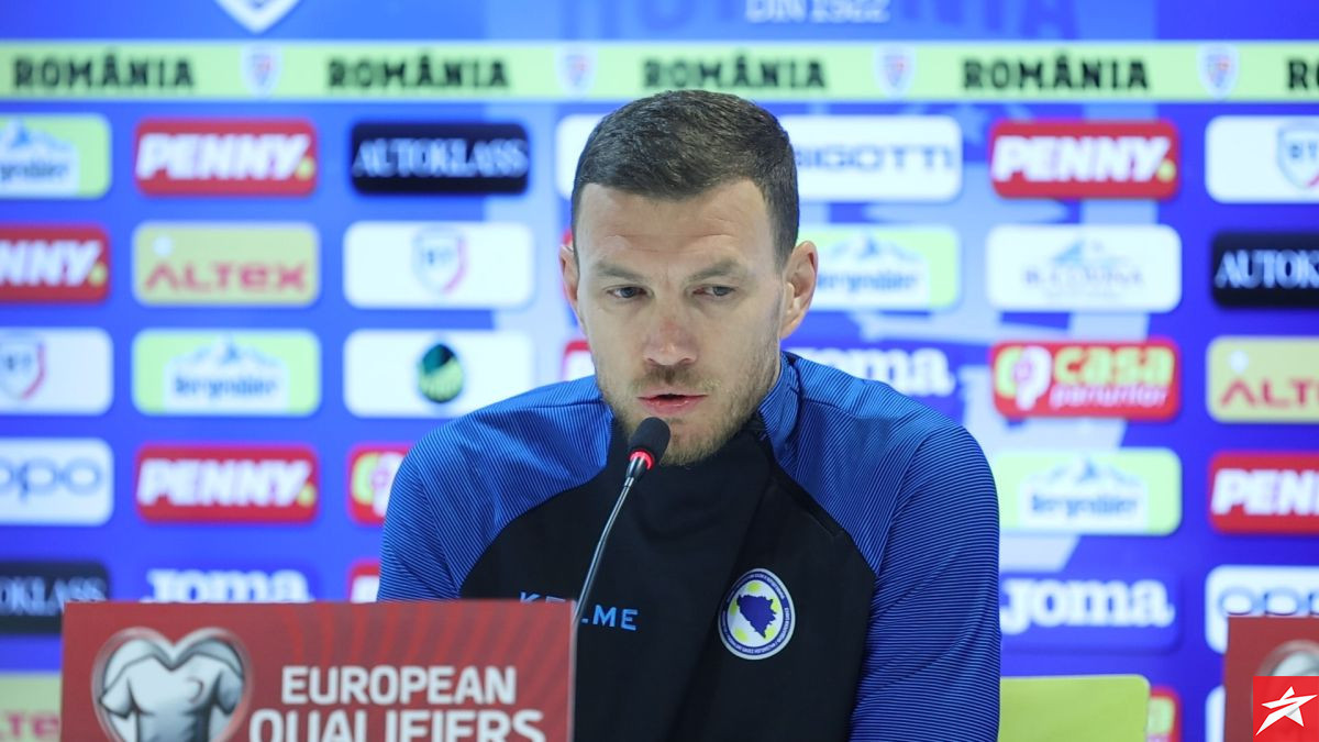 Edin Džeko Rumuniji prepustio ulogu favorita i obećao borbu: "Neće ni njima biti lako"