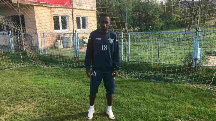 Kamerunac Arnold Belibi na probi u NK Vitez