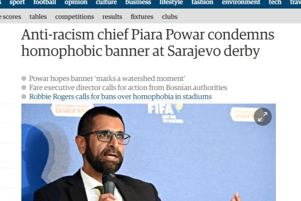 I ugledni Guardian se raspisao o paroli navijača Sarajeva