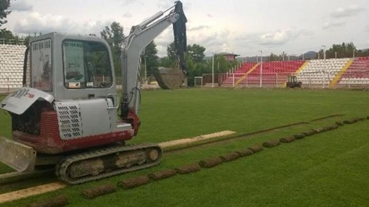 Novi radovi na stadionu Mladosti