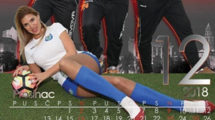 Mirta zapalila internet kalendarom za 2018. godinu