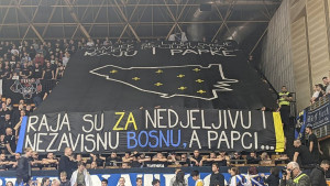 BHFanaticosi koreografijom na slikovit način opisali situaciju u BiH