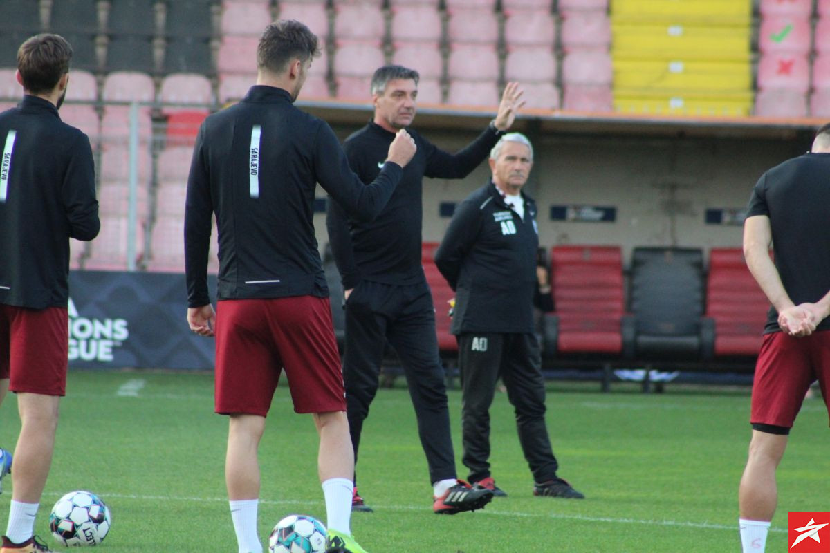 FK Sarajevo trenirao u Zenici: Marinović na treningu poslao jasnu poruku igračima