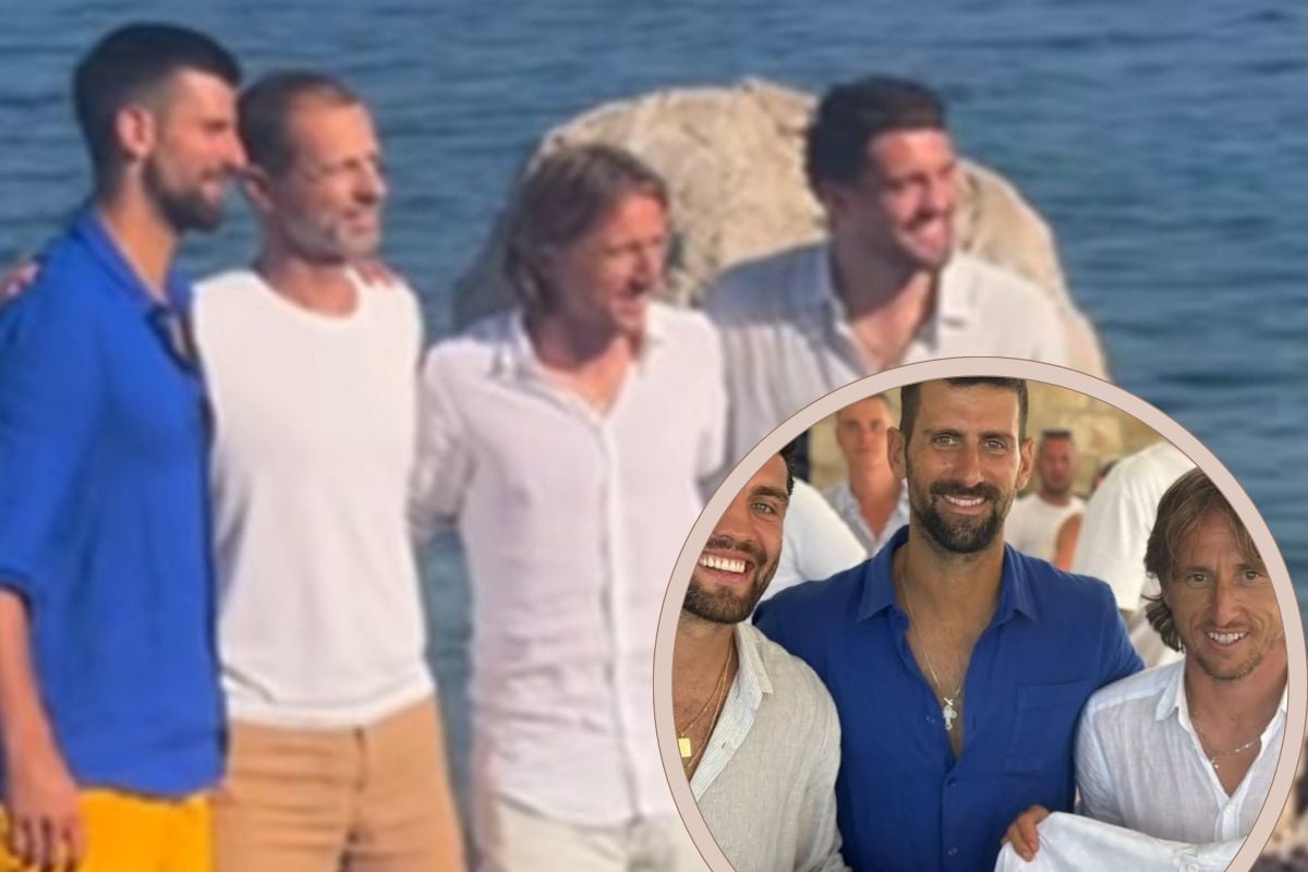 Fotografija s Korčule ujedinila Balkan, svi su vidjeli šta je Đoković napisao na majici za Modrića