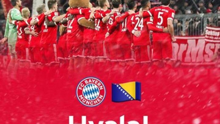 Navijači u BiH oduševljeni čestitkom Bayern Minhena 