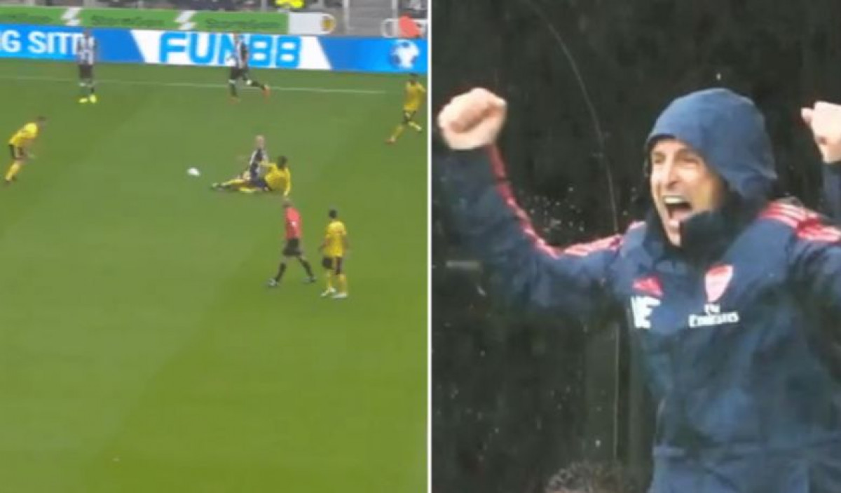 Emery klizeći start Willocka proslavio kao da je zabio eurogol Emery klizeći start Willocka proslavio kao da je zabio eurogol
