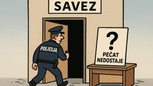 Ermin Čolpa se razbolio, pečata nema, ali su na vratima FS Kantona Sarajevo policijski službenici