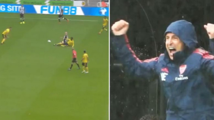 Emery klizeći start Willocka proslavio kao da je zabio eurogol