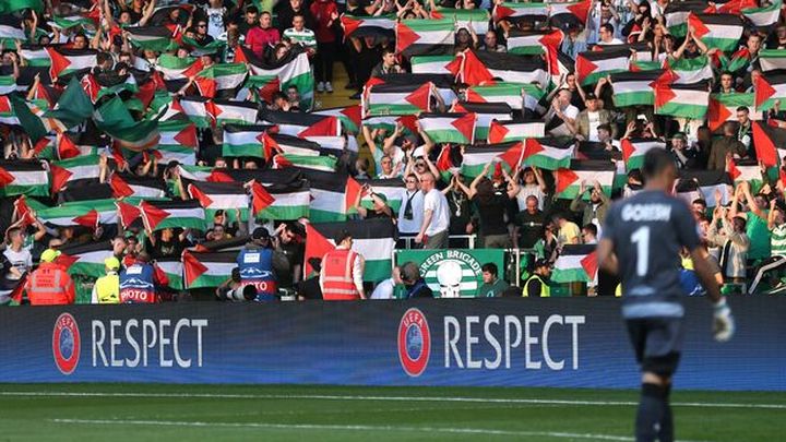 UEFA kaznila Celtic zbog zastava Palestine
