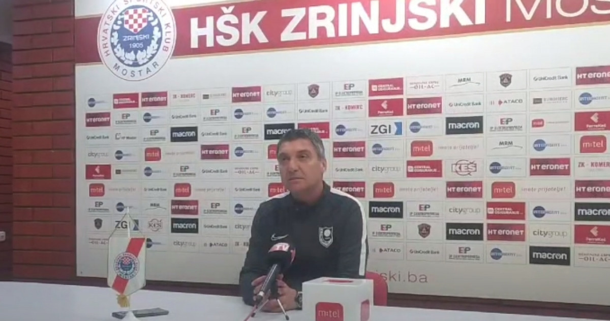 Marinović nakon Zrinjskog: Sa Mešanovićem nismo htjeli rizikovati, Handžić je igrao povrijeđen