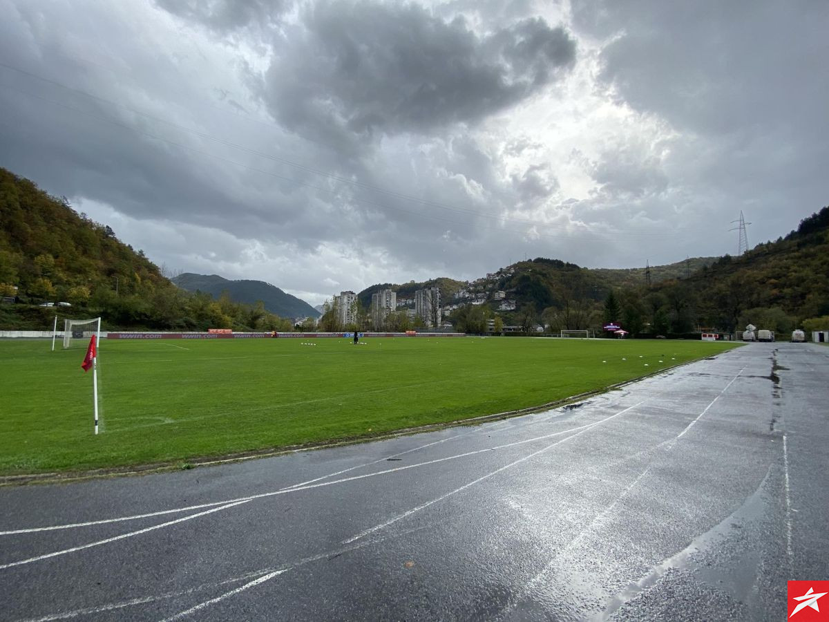 Kiša u Konjicu natopila teren pred duel Igmana i Željezničara