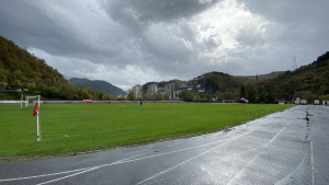 Kiša u Konjicu natopila teren pred duel Igmana i Željezničara