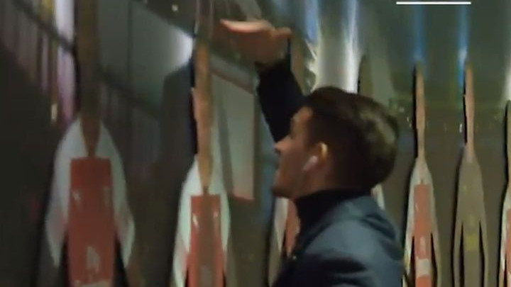Torreira se zbunio kada je vidio svoju sliku u tunelu i odmah je našao zamjerku