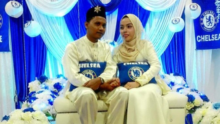 Na vjenčanju para iz Malezije sve je bilo u znaku Chelseaja