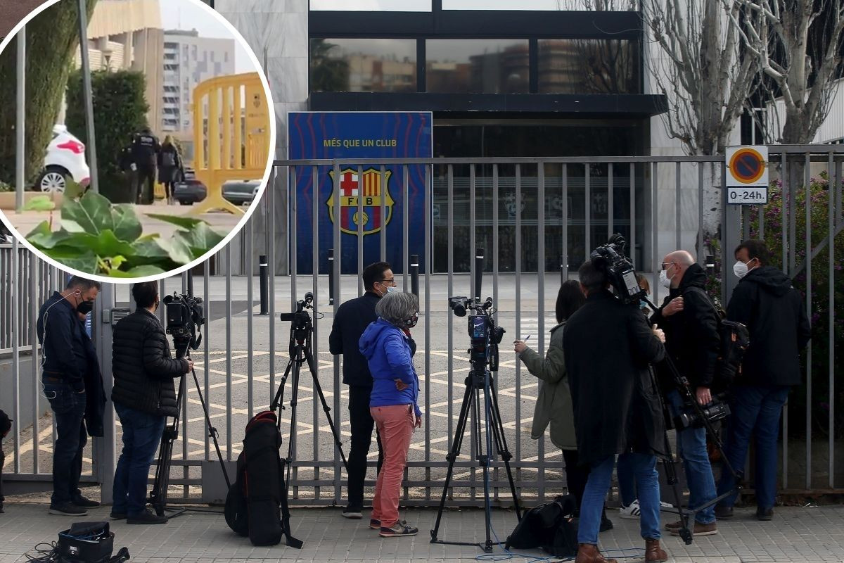 Šta se dešava na Nou Campu? Novinari kriju kamere u žbunju i snimaju hapšenja