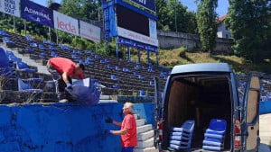 Klub iz Srebrenice dobio stolice sa stadiona Grbavica