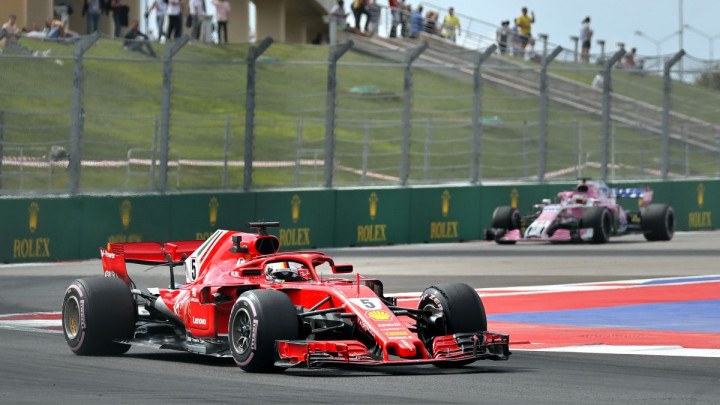 Vettel najbrži na prvom treningu u Rusiji