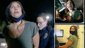 Uništila se od alkohola: Pojavio se video hapšenja legendarne golmanice 