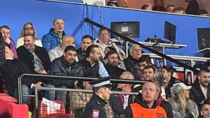 Legendarni bh. napadač i jedan od najboljih svjetskih menadžera prate meč u Banjoj Luci