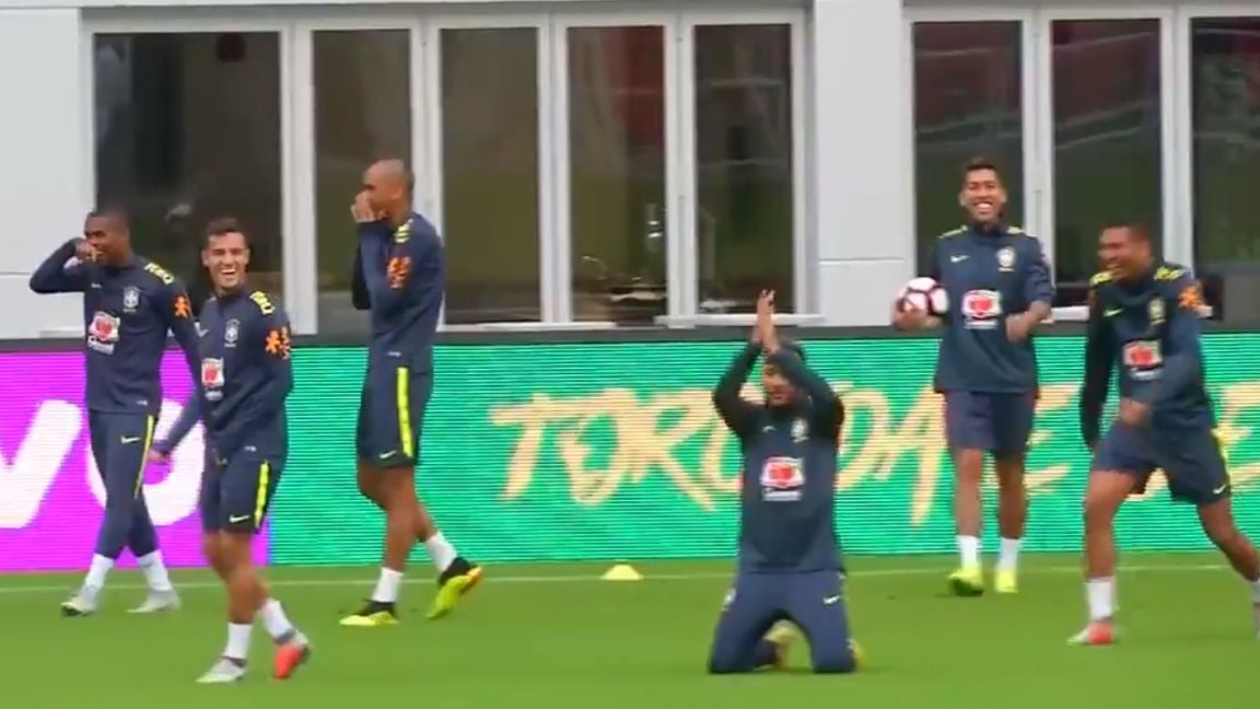 Neymar se zahvaljivao Bogu što kamera snima trening Brazila