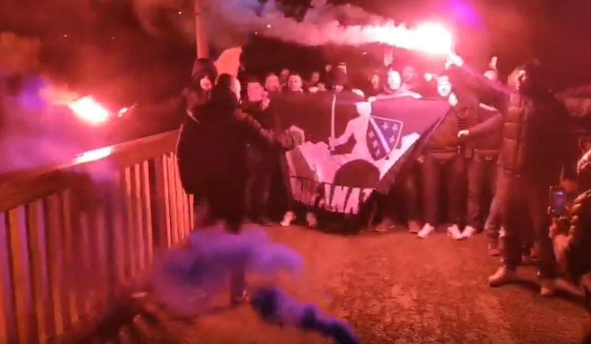 BH Fanaticosi zapalili Trondheim: 'Od mora do Save, od Drine do Une' odjekuje ulicama grada