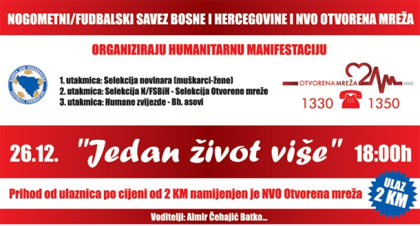 Humanitarna manifestacija &quot;Jedan život više&quot;