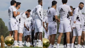 Benzema donio Zlatnu loptu na trening, zvijezda Reala stajala sa strane i sve pratila gladnim očima