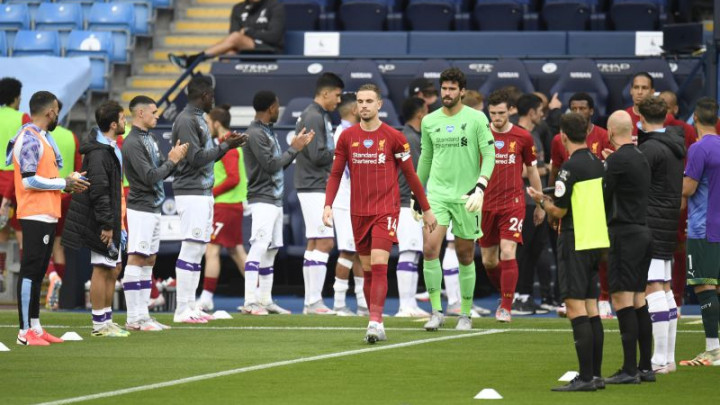 Svi nogometaši Manchester Cityja aplaudirali su igračima Liverpoola, osim jednog..