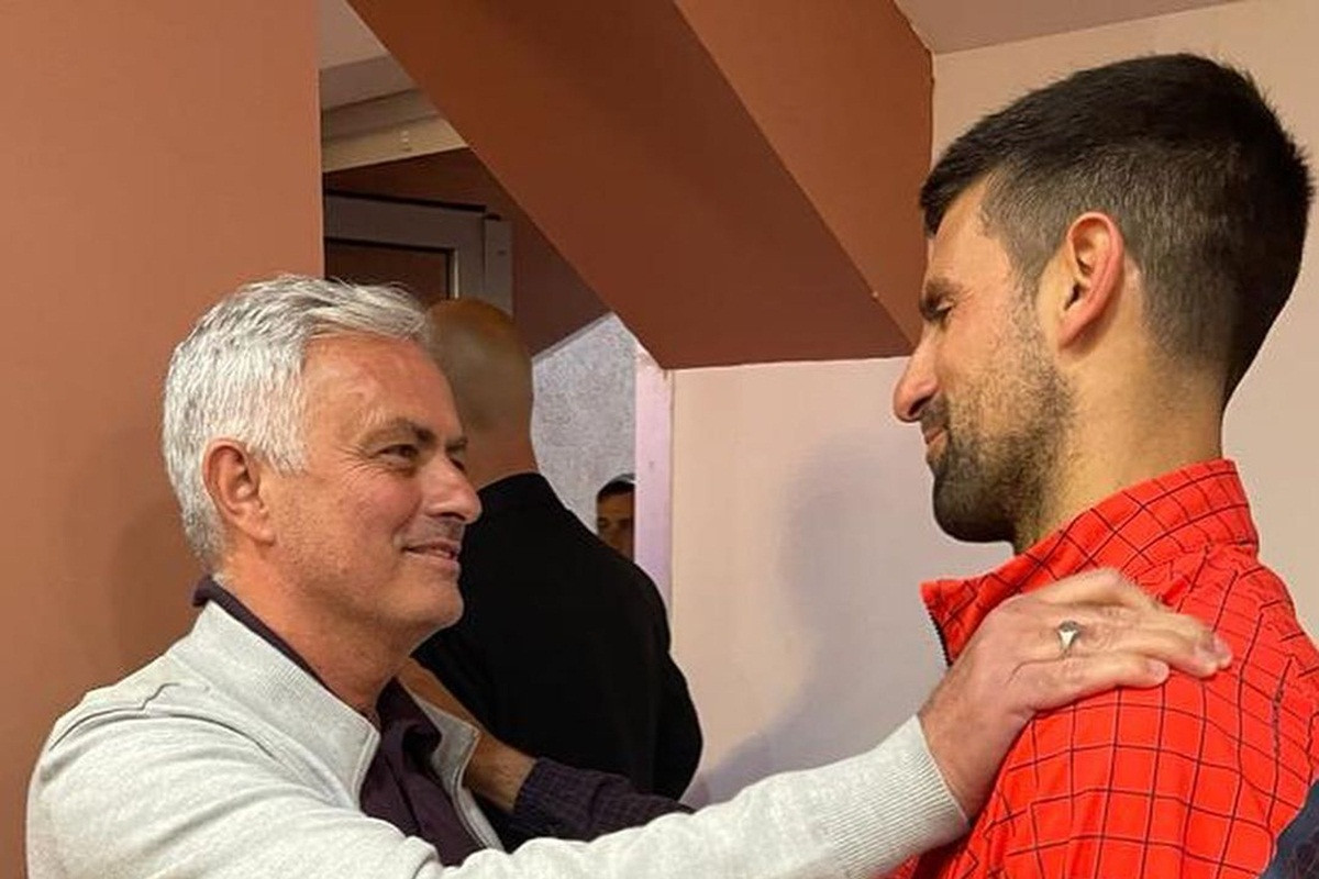 Mourinho se na ćirilici zahvalio Đokoviću i izazvao buru oduševljenja u Srbiji