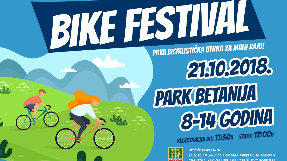 U nedjelju Bike festival biciklistička utrka za malu raju
