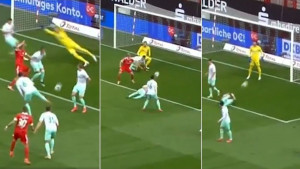 Minut šutnje za heroja: "Rafalna paljba" na muškost igrača Werdera je trajala nekoliko sekundi 