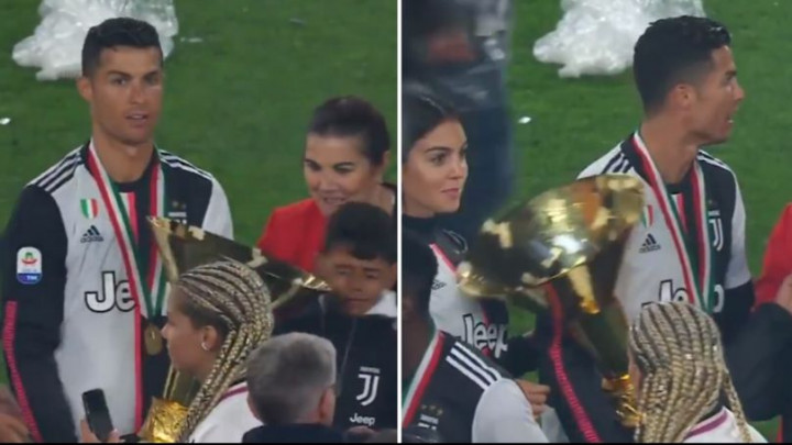 Cristiano Ronaldo peharom u glavu slučajno udario svog sina