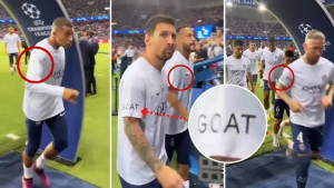 Messijeva majica za zagrijavanje je bila drugačija od svih ostalih zbog jednog detalja