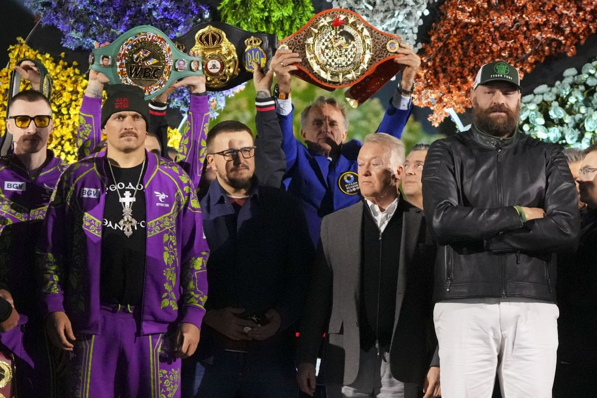 Tyson Fury je ogroman: Kralj Cigana mnogo teži od Usyka!