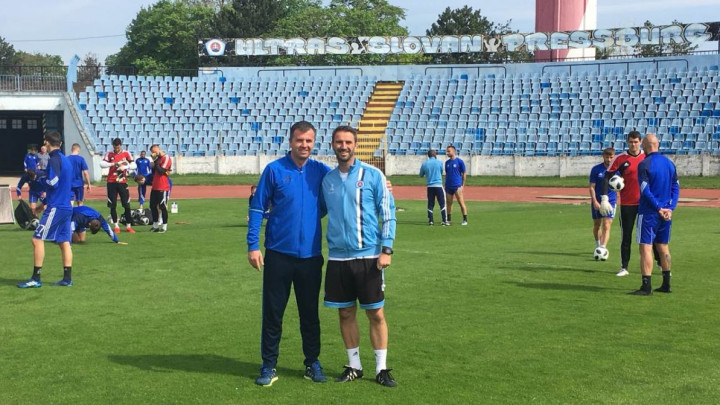 Duraković na stažiranju u Slovanu iz Bratislave