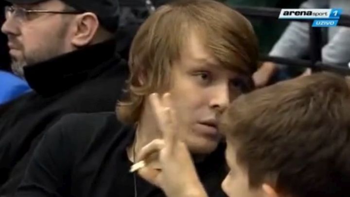 Alen Halilović gledao meč Cedevite i Cibone Alen Halilović gledao meč Cedevite i Cibone