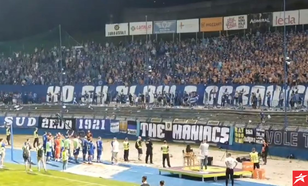 Željo se vratio na čudesan način, a onda su igrači došli pred južnu tribinu i nastala je ludnica!
