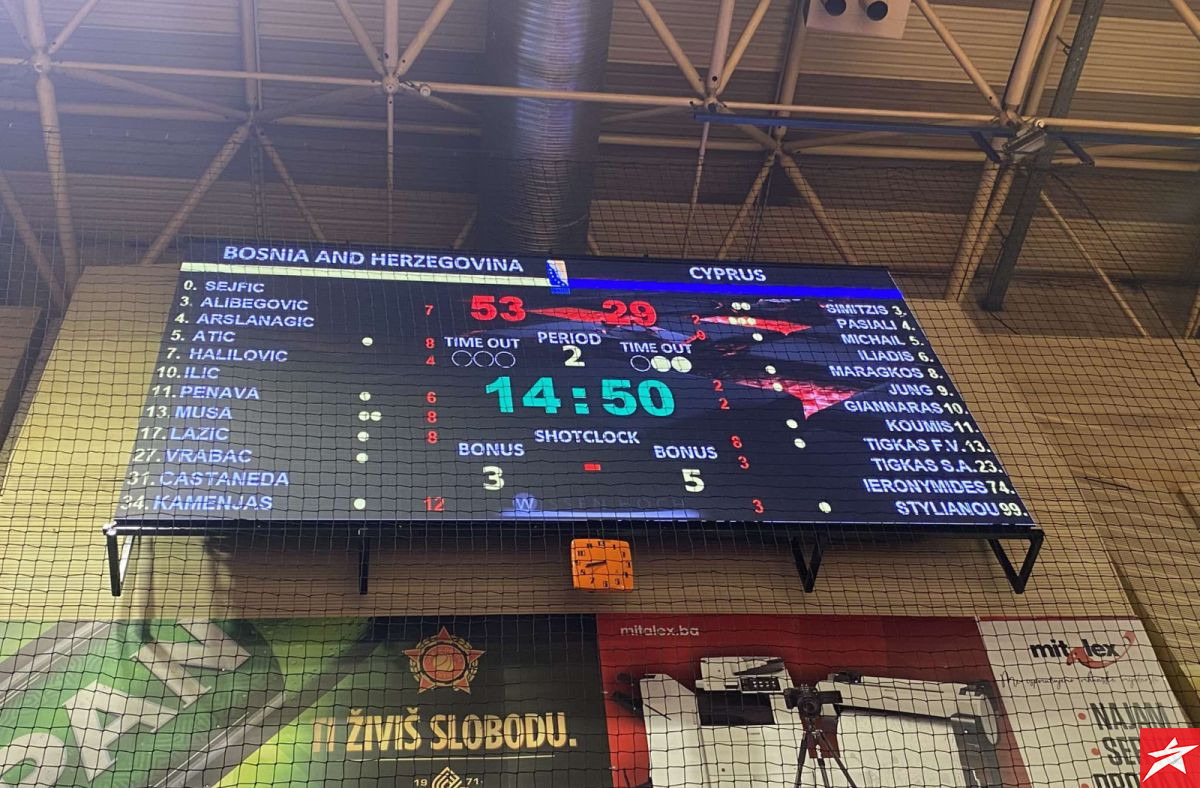 Fantastična igra košarkaša BiH u Mejdanu: Imamo 24 poena prednosti protiv Kipra!