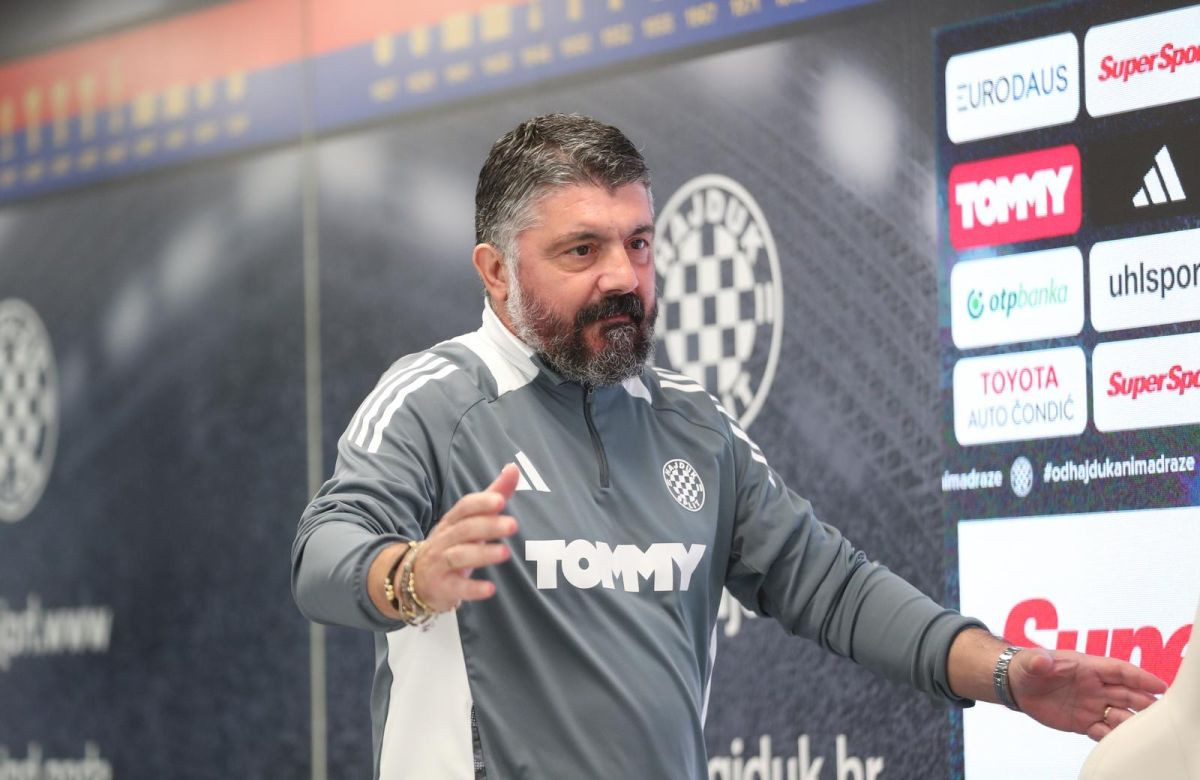 Gattuso ponovo imao šou, pa navijačima Hajduka poručio: "Je li to ikad izašlo iz mojih usta?" Gattuso ponovo imao šou, pa navijačima Hajduka poručio: "Je li to ikad izašlo iz mojih usta?"