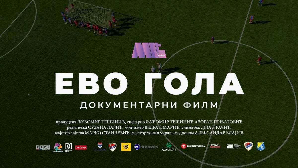 "Evo gola": Mozzart podržao snimanje sportskog dokumentarca "Evo gola": Mozzart podržao snimanje sportskog dokumentarca