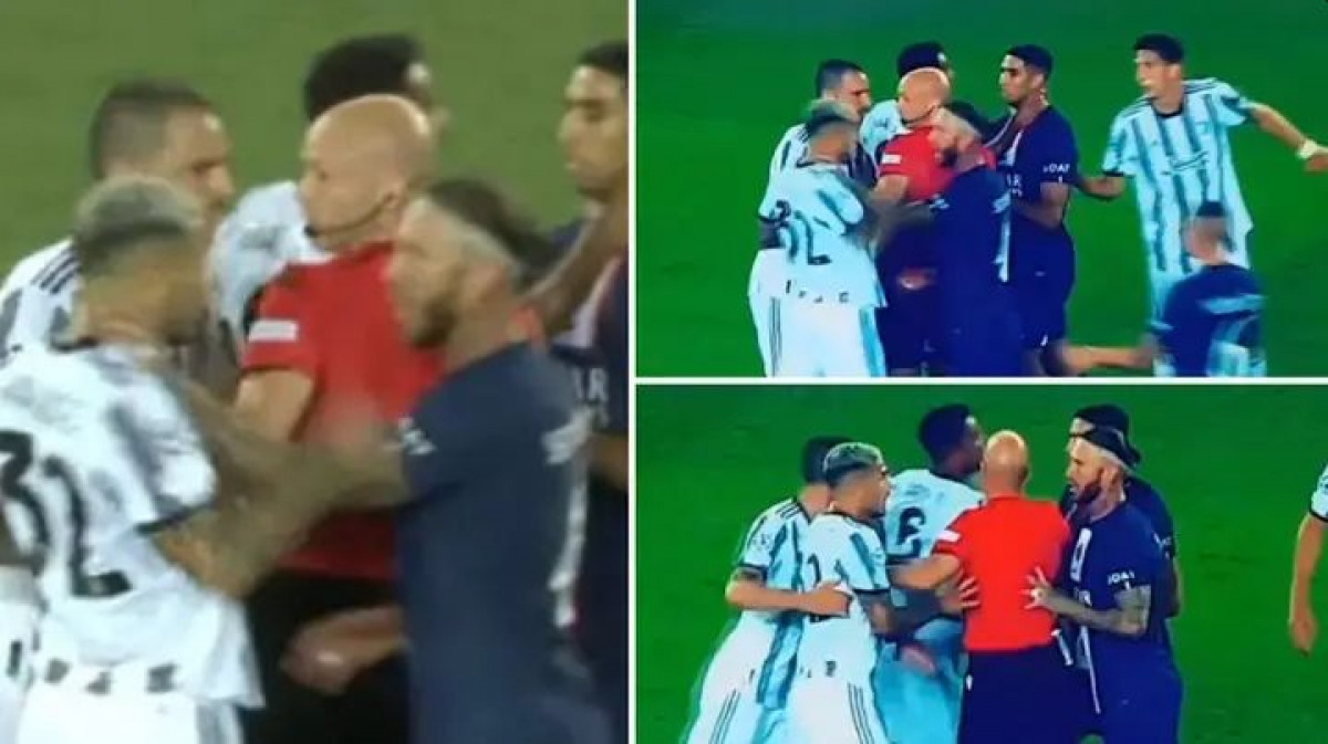 Ramos šokirao fudbalski svijet: Do jučer su bili saigrači, a sada ga je uhvatio za vrat i odgurnuo
