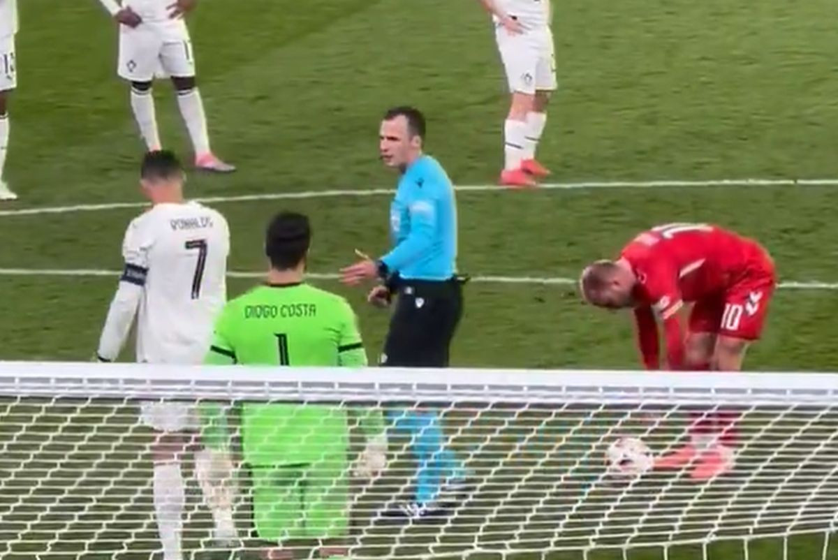 Peljto je prišao Ronaldu da ga upozori, a Portugalcu to nije baš godilo