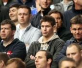 Gerrard na tribinama sa navijačima