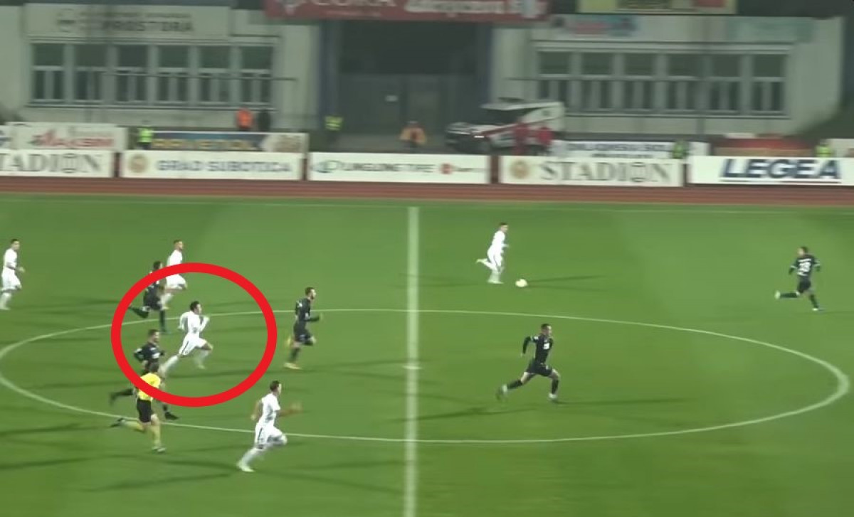 Igrač Partizana kao da je upalio motor: Sprint koji se rijetko viđa na fudbalskim terenima