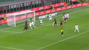 Iz prvog ozbiljnijeg napada Milan poveo: Zasluge za gol uveliko pripadaju Kruniću