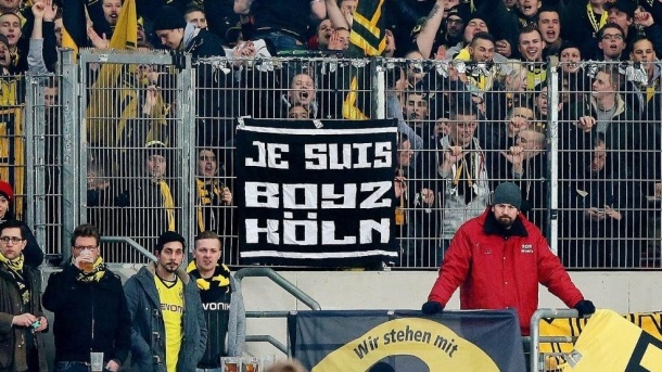 Podrška za Kolnove huligane: "Je suis Boyz Köln" Podrška za Kolnove huligane: "Je suis Boyz Köln"