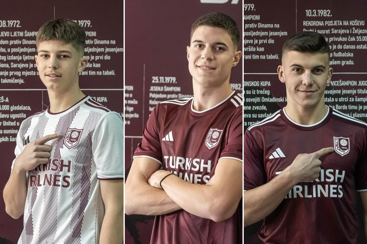 Nastavak prakse sa mladim igračima: Sarajevo ozvaničilo nove potpise Nastavak prakse sa mladim igračima: Sarajevo ozvaničilo nove potpise