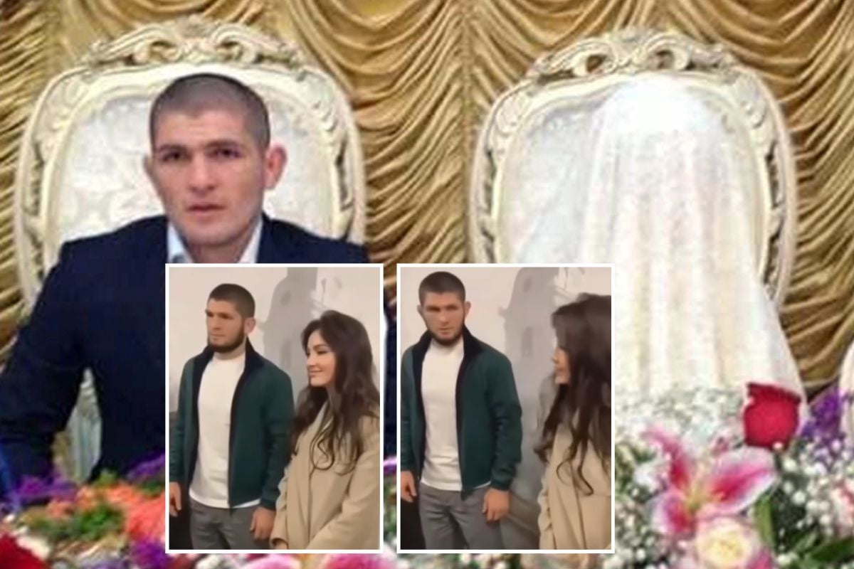 Šta će reći "nevidljiva" supruga? Khabib "ulovljen" sa atraktivnom brinetom, pogled je sve rekao 