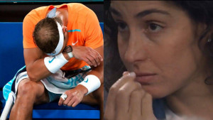 Da ti srce pukne: Nadal je počeo šepati po terenu, a onda su kamere prikazale njegovu suprugu