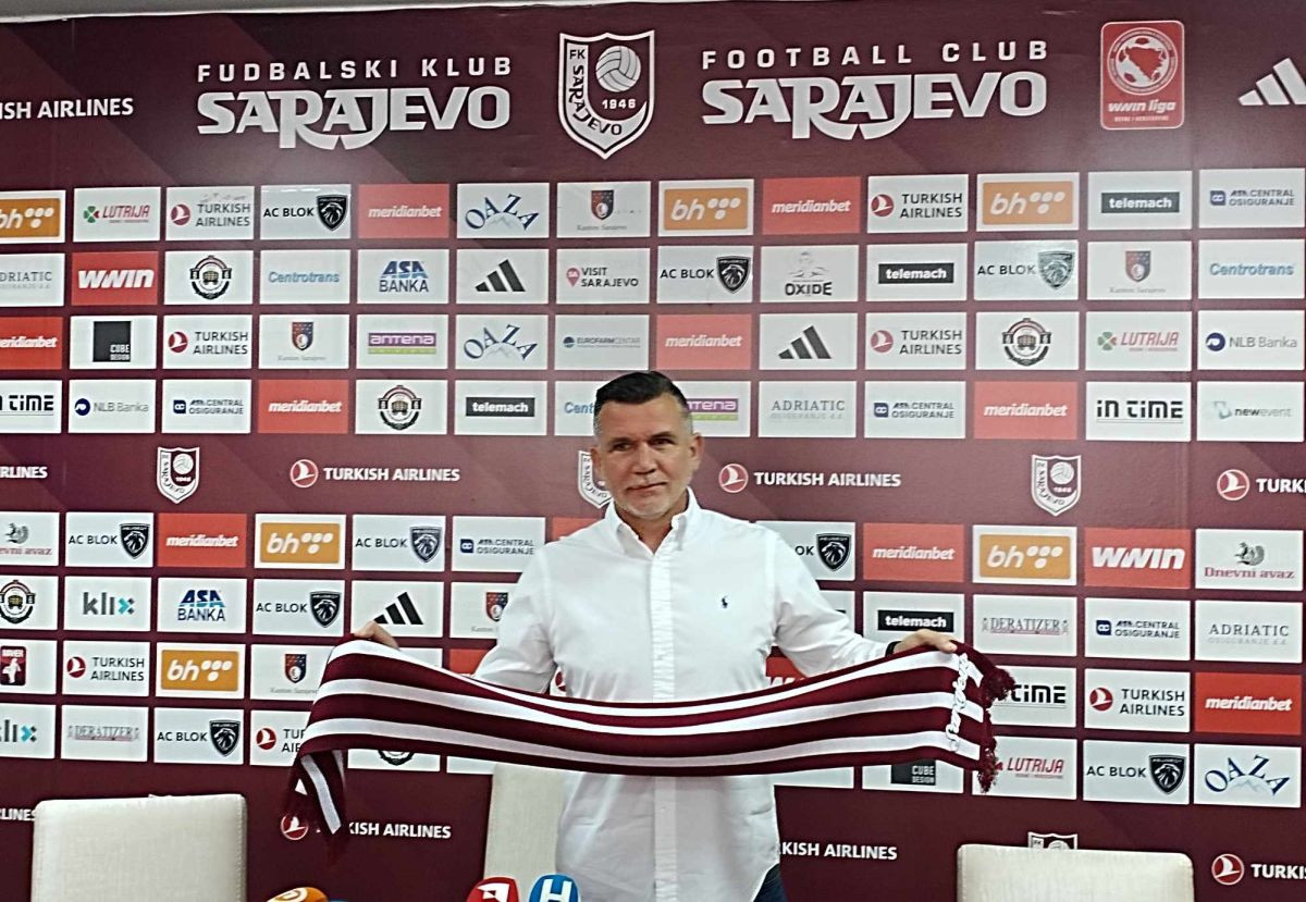 Zekić predstavljen u FK Sarajevo: "Idemo raditi, znam da je ovo klub koji ima težinu"